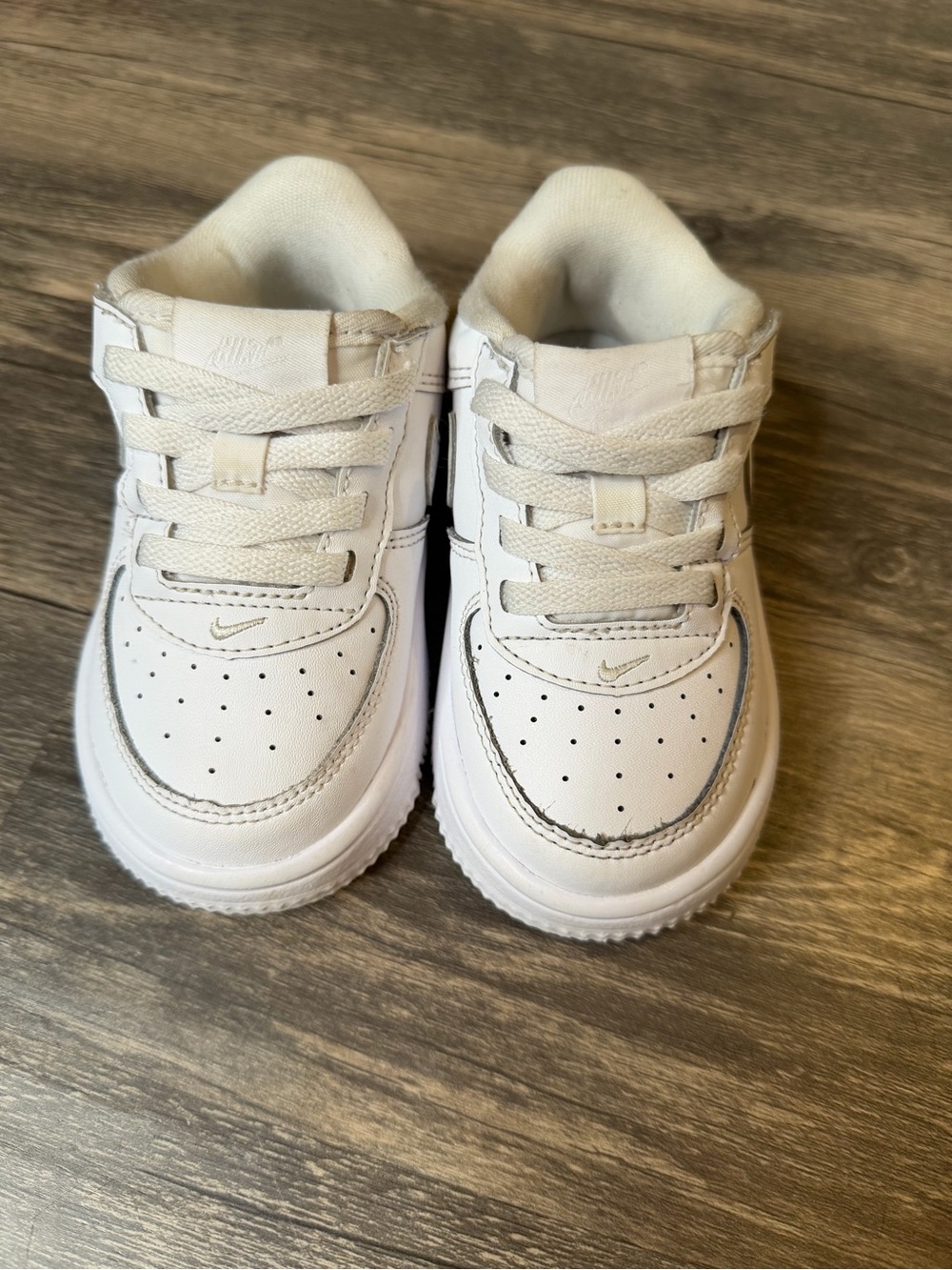 Nike Force 1 Low EasyOn Toddler Shoes Size 7C White FN0236-111 Sneakers